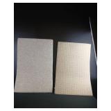 Textured Beige Floor Mats Set Textured Beige Floor Mats Set