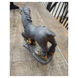 Signed Bronze Horse Sculpture Signed Bronze Horse Sculpture