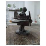 Koken Cast Iron Aviator Figurine Koken Cast Iron Aviator Figurine