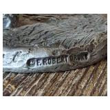 F. Robert Drury Dancing Figure Pewter Sculpture F. Robert Drury Dancing Figure Pewter Sculpture