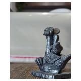 Cast Iron Rooster Figurine Cast Iron Rooster Figurine