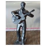 Metal Guitarist Figurine Sculpture Metal Guitarist Figurine Sculpture