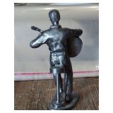 Metal Guitarist Figurine Sculpture Metal Guitarist Figurine Sculpture