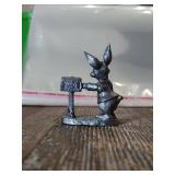 1988 Pewter Rabbit Mail Carrier Figurine 1988 Pewter Rabbit Mail Carrier Figurine