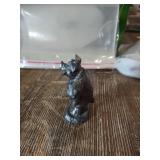 1989 Pewter Lucky Monopoly Cat Token 1989 Pewter Lucky Monopoly Cat Token