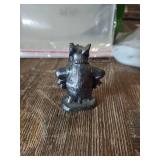 1989 Pewter Lucky Monopoly Cat Token 1989 Pewter Lucky Monopoly Cat Token