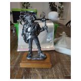 1990 Limited Edition Pewter Court Jester Figurine 1990 Limited Edition Pewter Court Jester Figurine