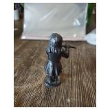 Cast Iron Flute Player Figurine Cast Iron Flute Player Figurine