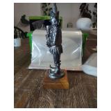 Pewter Renaissance Court Jester Figurine Pewter Renaissance Court Jester Figurine