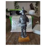 Pewter Renaissance Court Jester Figurine Pewter Renaissance Court Jester Figurine