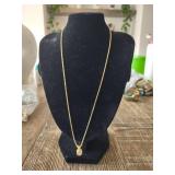 Van Doran Ruby and Crystal Pendant Necklace Van Doran Ruby and Crystal Pendant Necklace