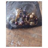 Elegant Pearl and Gold Filigree Bracelet Elegant Pearl and Gold Filigree Bracelet