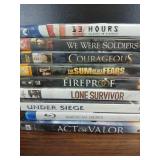 Military and Action DVD/Blu-ray Movie Collection Military and Action DVD/Blu-ray Movie Collection