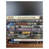 Action Movie DVD Collection - 10 Popular Titles Action Movie DVD Collection - 10 Popular Titles