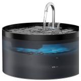 Cat Water Fountain: 108oz/3.2L Cat Fountain Super Silent Pet Drinking Dispenser - Water Fountains for Kitty Indoor - Quiet Pump and Faucet Design - Suitable for Cats and Dogs - BEMOONY - Retail: $30