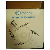 Cat Water Fountain: 108oz/3.2L Cat Fountain Super Silent Pet Drinking Dispenser - Water Fountains for Kitty Indoor - Quiet Pump and Faucet Design - Suitable for Cats and Dogs - BEMOONY - Retail: $30