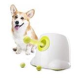 AFP Automatic Dog Ball Launcher Interactive Puppy Pet Ball Thrower Machine for Small and Medium Size Dogs  3 Balls Included (Mini-New) - Retail: $192