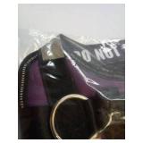 Animire Service Dog Harness and Leash Set, XS, Purple, with 10 Patches, Reflective, for Small Dogs - Retail: $22