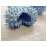 Cdyzqikm 3 Pack Puppy Teething Toys 0-6 Months Dog Chew Toy Cute Rubber Bone,Teeth Clean Ball,Interactive Donut,Treat Dumbbell for Small Dogs(Blue) - Retail: $10