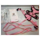 Rabbitgoo Pink Pet Harness and Leash Set Small - Retail: $15