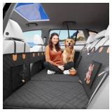Paw Rider Back Seat Extender for Dogs Hard Bottom Foam - Sturdy Dog Hammock for Car Hard Bottom Car Seat Cover for Dogs with Hair Remover, Seatbelt, Carrying Bag - Dog Backseat Cover SUV, Car, Truck -