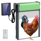 Automatic Chicken Coop Door Solar: Automatic Chicken Door - Solar Powered Chicken Coop Door with Timer & Light Sensor - Intelligent Anti-Pinch Function - 4 Modes - Remote Control Chicken Door(IP65) - 