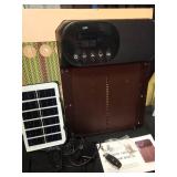 Doirdon Automatic Chicken Coop Door Solar Powered, Cold Weather Electric Chicken Door Large Size Aluminum Door with Light Sensor & Timer with Power Off Emergency Mode 14.9\" H x 11\" W - Retail: $56