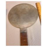 Antique Japanese hand mirror known as kagami from the 18th or 19th century.