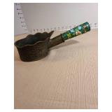 Chinese Cloisonne handle brass iron