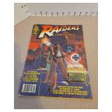 Vintage Indiana Jones Raiders of the Lost Ark comic book and Temple of Doom Official Collectors Edition
