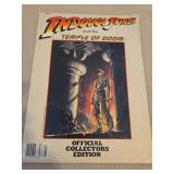 Vintage Indiana Jones Raiders of the Lost Ark comic book and Temple of Doom Official Collectors Edition