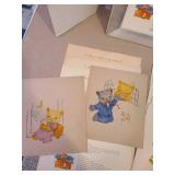 Vintage Johnson and Johnson lithographs...Is there a baby in the house? One is laminated, 9 copies. Plus 2 vintage kitten pictures.