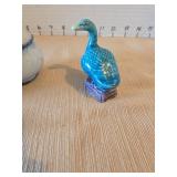 Vintage E. Galli Ceramic Set with Blue Bird