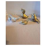 Vintage bird figurine collection