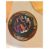 Vintage decorative textiles.