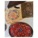 Vintage decorative textiles.