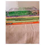 Gardening and landscaping books.