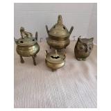 Vintage brass collection.