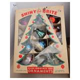 Vintage Shiny Brite Christmas ornaments and others