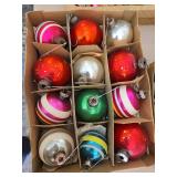 Vintage Shiny Brite Christmas ornaments and others