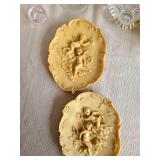 Mixed Kitchenware Collection with Cherub Wall Plaques