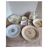 Edwards Bros Bavaria Pink Rose China pieces