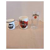 Pot head, Coke and Jim Beam drinking vessels