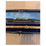 Vintage Sharp hunting knife and Manchester gold pen in case