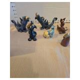 Vintage Ceramic Dragon and Animal Figurine Collection
