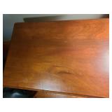 Antique Eastlake parlor table 26x29x20, has surface crack