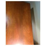 Antique Eastlake parlor table 26x29x20, has surface crack
