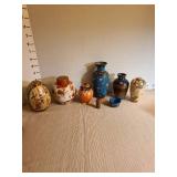 Japanese Cloisonne and Satsuma style vase collection