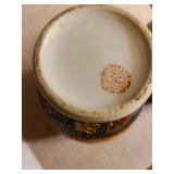 Japanese ceramic vase and teapot