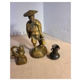 Asian bronze figure collection